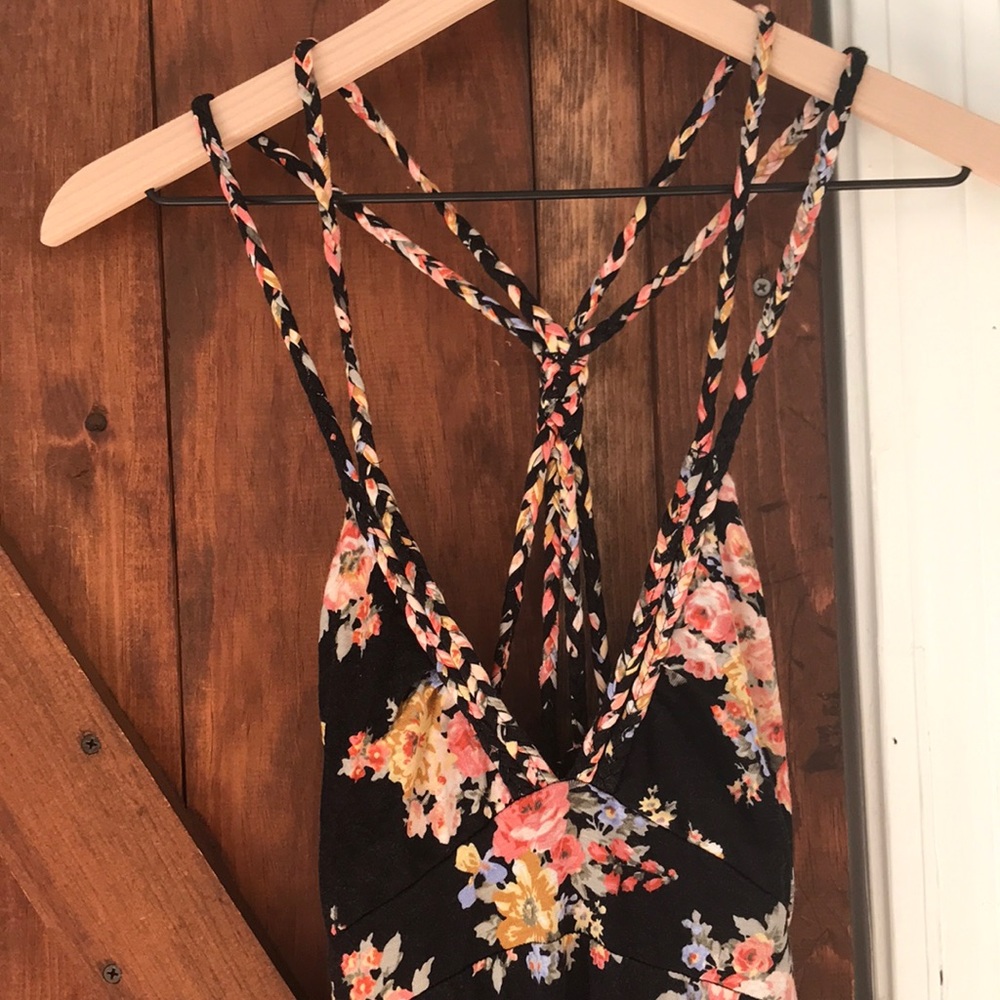 Wedding guest floral maxi dress